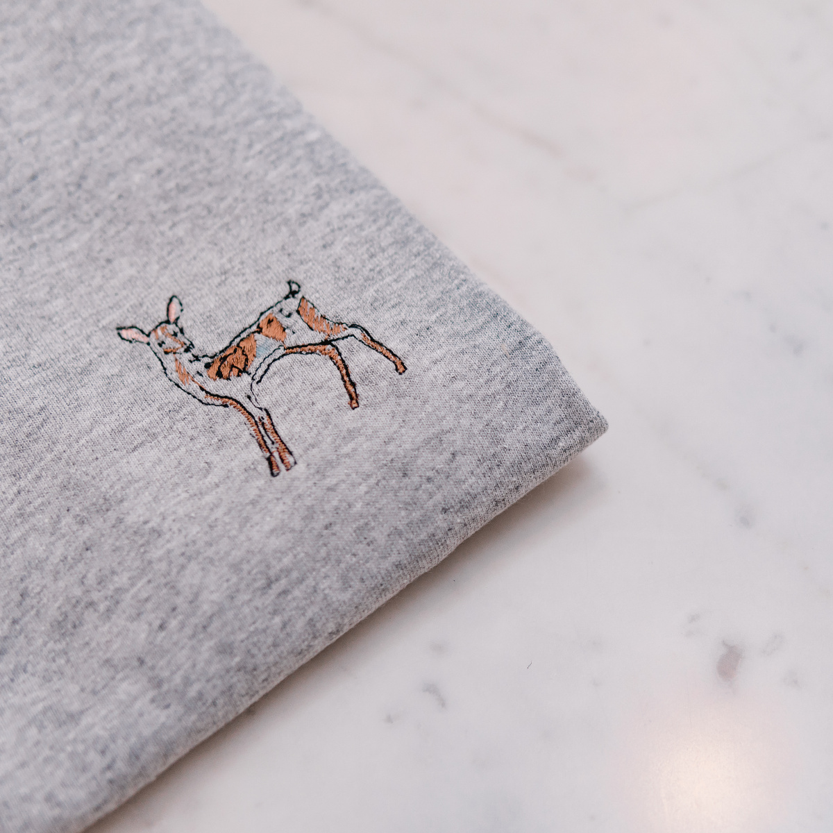 Hello Deer Grey